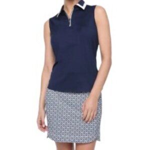 Belyn Key Panel Skort in Skyline Print